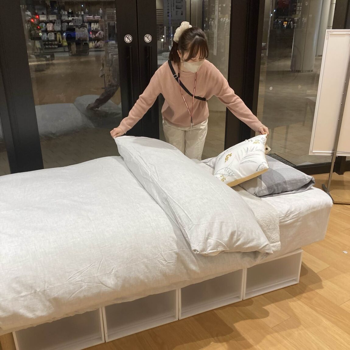 ららぽーと福岡】脚付マットレスのご紹介｜ 無印良品